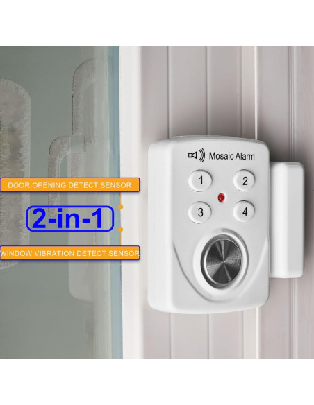 Paquete de 3 Alarmas de Puerta Ventana MH306V 130dB