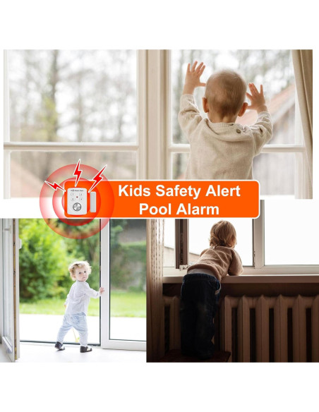 Paquete de 3 Alarmas de Puerta Ventana MH306V 130dB