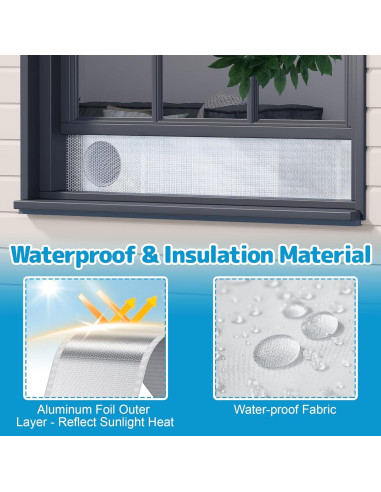 Kit de Ventana para Aire Acondicionado Portátil Air Jade 40-64"