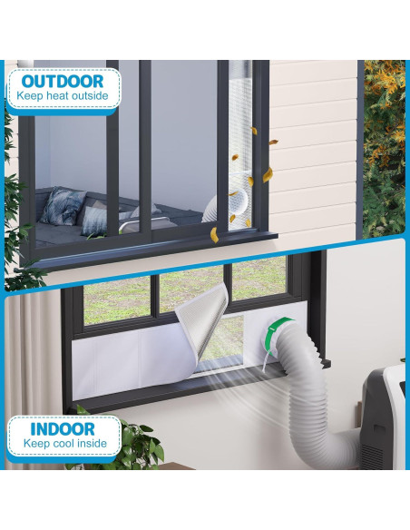 Kit de Ventana para Aire Acondicionado Portátil Air Jade 40-64"