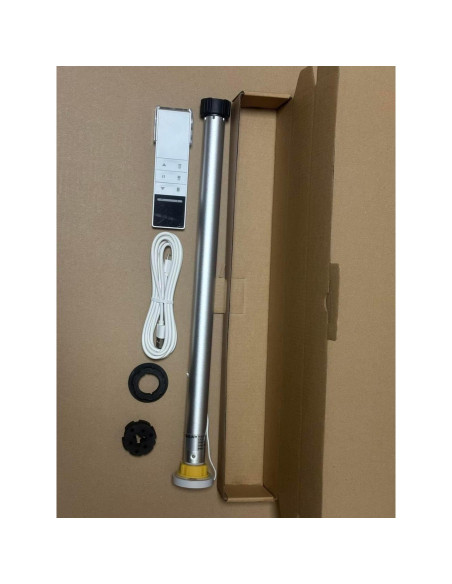 Motor de Cortina Inteligente HUIYEETEX Zigbee 1.5" Recargable