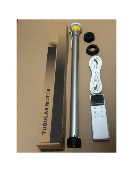 Motor de Cortina Inteligente HUIYEETEX Zigbee 1.5" Recargable