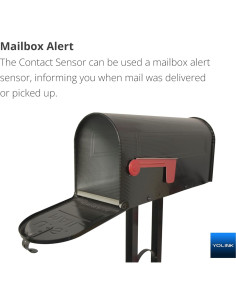 Sensor de Contacto Exterior YOLINK LoRa 400m Baterías AAA 2