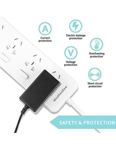 Adaptador AC/DC 9V Musstad para Cámara Polaroid Z230E