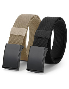 Cinturón Elástico JASGOOD para Hombres - Ajustable hasta 94 cm