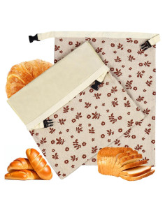 Paquete de 2 Bolsas de Cera de Abeja HRUITU para Pan