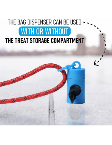 Soporte 2 en 1 para bolsas de excremento y snacks DREAM&GLAMOUR