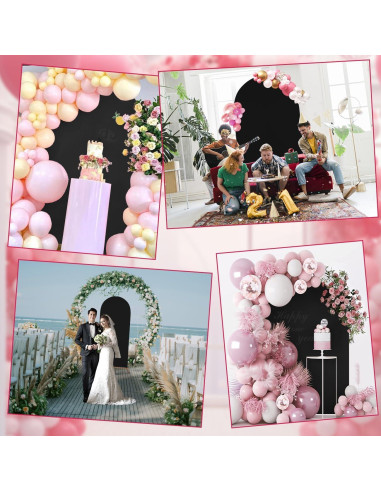 Cubierta de Arco de Boda Vazak 1.22m Spandex Negro