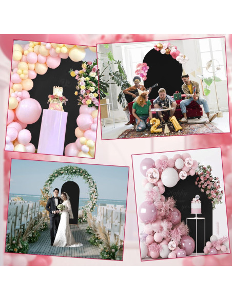 Cubierta de Arco de Boda Vazak 1.22m Spandex Negro