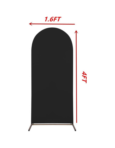 Cubierta de Arco de Boda Vazak 1.22m Spandex Negro