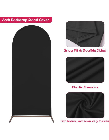 Cubierta de Arco de Boda Vazak 1.22m Spandex Negro