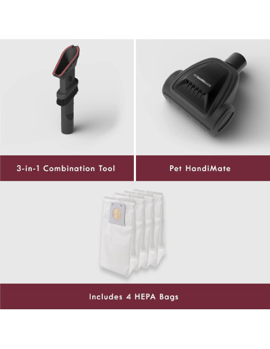 Aspiradora Vertical Kenmore BU3040 Intuition 5.44 kg HEPA Rojo