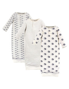 Vestido Henley Algodón Orgánico Tocado por la Naturaleza 0-6 Meses