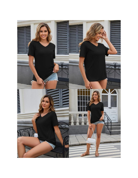 Camisas de Lactancia Ecavus Paquete de 3 con Cremallera Oculta