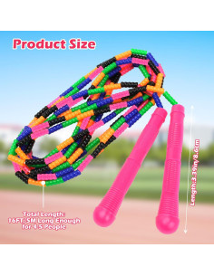 Cuerda de Salto Coolrunner 5.25 m Doble Holandesa Rosa 2 Pack 2