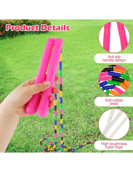 Cuerda de Salto Coolrunner 5.25 m Doble Holandesa Rosa 2 Pack