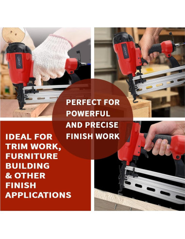 Clavadora Neumática de Acabado Jovant HPJ00202 16G 3/4 a 2.5"