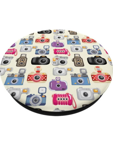 PopSocket Agarre Intercambiable Patrón Cámara Vintage