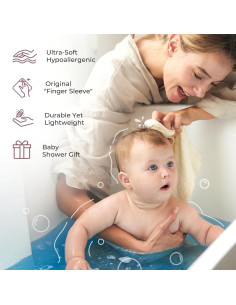 Toallitas para Bebé Momcozy 4 Capas Algodón Premium 25.4x25.4 cm 2