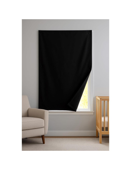 Cortina Opaca Portátil DREAM ART 130x180cm Ajustable Negra Cortina Opaca Portátil DREAM ART 130x180cm Ajustable Negra