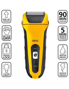 Afeitadora Recargable Impermeable Wahl 7061-100 Litio-Ion 2