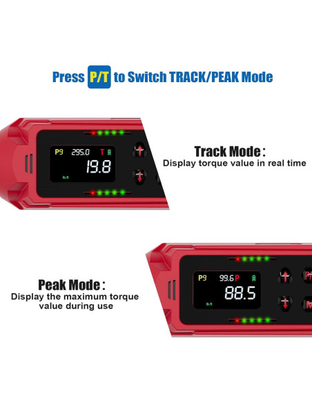Llave de Torque Digital ANPUDS 1/2" 6-400Nm Precisión 1%