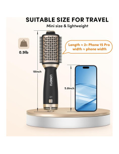 Cepillo Secador de Cabello Longyu SM-6126 Doble Voltaje 110V-240V 2