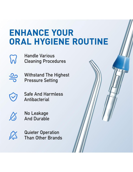 Cabezas de Reemplazo para Flosser de Agua Waterpik - 6 Consejos Clásicos