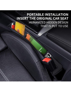 Relleno Espacio entre Asientos de Coche Yibrvoik - 2 Piezas 2