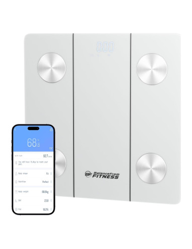 Balanza Digital de Baño BalanceFrom Bluetooth 181kg IMC