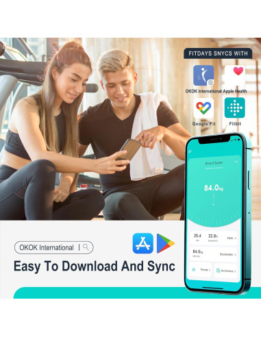 Balanza Digital de Baño BalanceFrom Bluetooth 181kg IMC