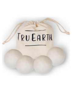Bolas de Secadora de Lana Tru Earth XL 100% Naturales - Set de 4
