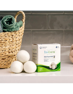 Bolas de Secadora de Lana Tru Earth XL 100% Naturales - Set de 4 2