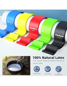 Set de Bandas de Resistencia Renoj 5 Unidades para Ejercicio 2