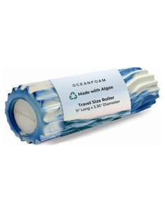 Rodillo de Espuma de Viaje Oceanfoam Ripple 28 cm - Masaje Profundo