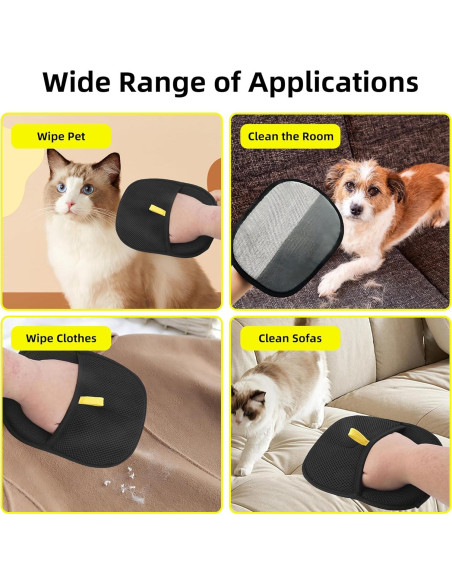Guante Removedor de Pelo de Mascotas RBUKJT - Reutilizable y Suave