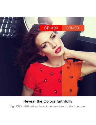 Lámpara de Anillo LED QS-480SII 45.72 cm 96W Bi-color 2800-9900K