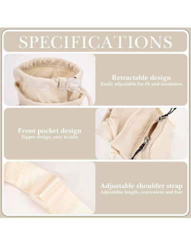 Portabotellas de Agua Linkidea CPS-137-00 con Correa Beige