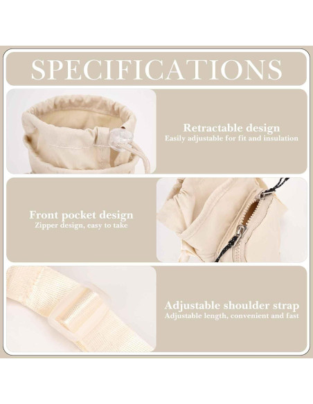 Portabotellas de Agua Linkidea CPS-137-00 con Correa Beige