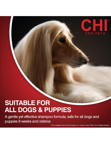 Champú y Acondicionador 2-en-1 CHI para Perros 473 ml