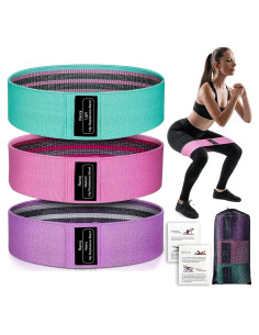Bandas de Resistencia Renoj RB3-Pinks para Yoga y Ejercicio