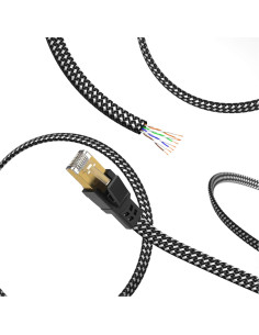 Cable Ethernet Cat 8 30 cm Orbram 10-Pack Alta Velocidad 2