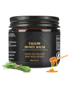 Bálsamo Hidratante Facial de Grasa de Res Orgánica 60g