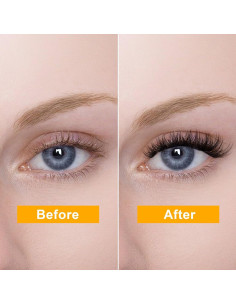 Grupos de Pestañas La Maesii 144Pcs C Curl 10-14mm 2