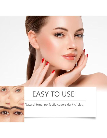 Corrector de Ojeras CC Biboyan Piel Clara 5.6cm Hidratante