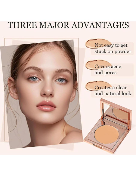 Corrector de Ojeras CC Biboyan Piel Clara 5.6cm Hidratante