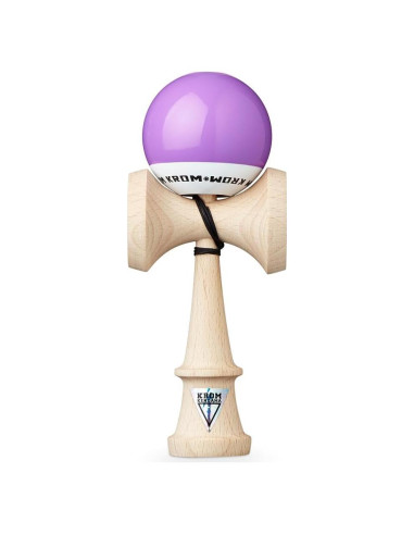 Kendama KROM POP LOL Lavanda - Juguete de Madera Premium