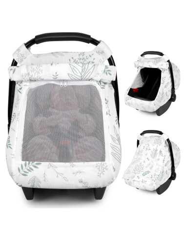 Cubierta de Asiento de Coche para Bebé Pea Pod Verde Universal