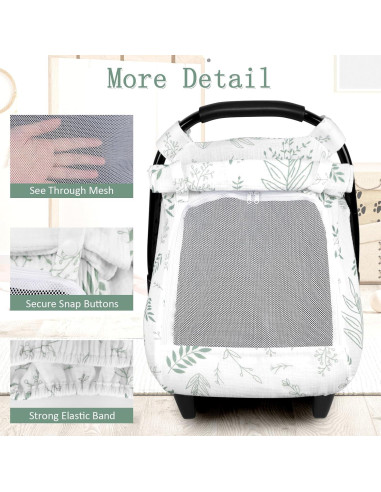 Cubierta de Asiento de Coche para Bebé Pea Pod Verde Universal