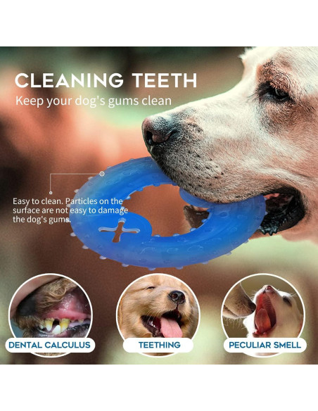 Juguete de Masticar Congelable para Cachorros SPOFLY Azul Juguete de Masticar Congelable para Cachorros SPOFLY Azul